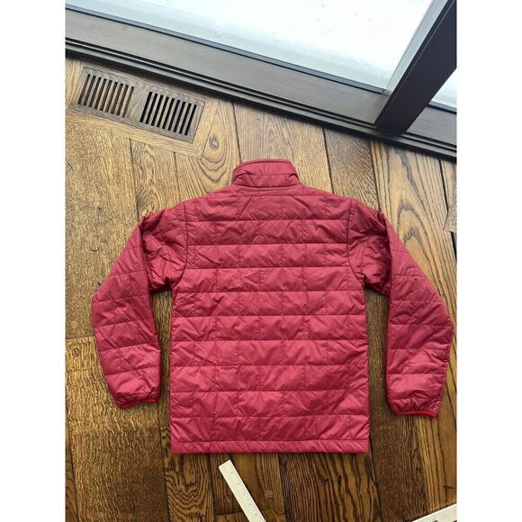 Patagonia Kid's Nano Puff Brick Quilt Wax Red Winter Jacket Size Large (12) - Picture 6 of 6